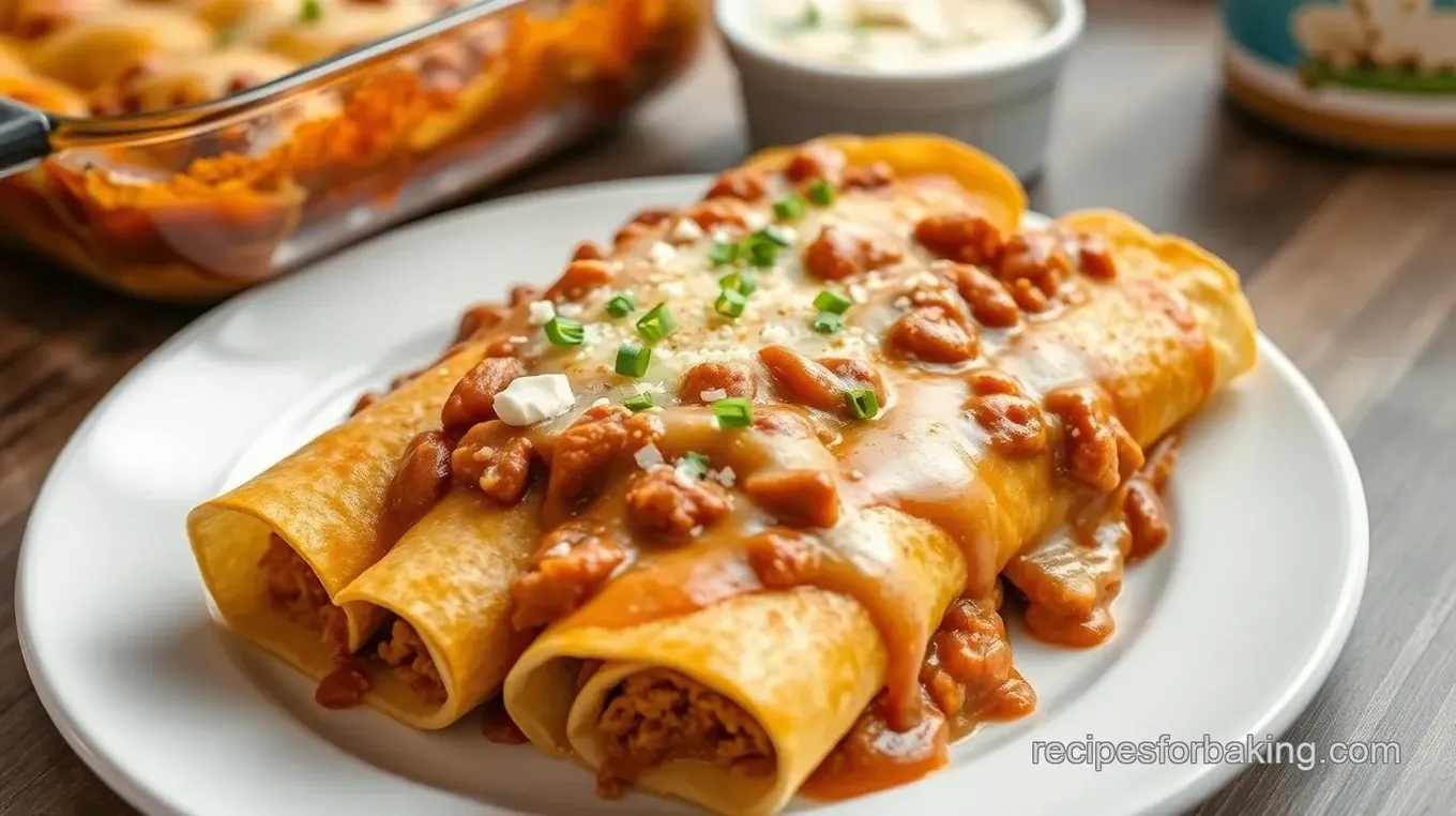 Ultimate Chili & Mushroom Soup Baked Enchiladas: A Delicious Family Favorite Chili & Mushroom Soup Baked Enchiladas