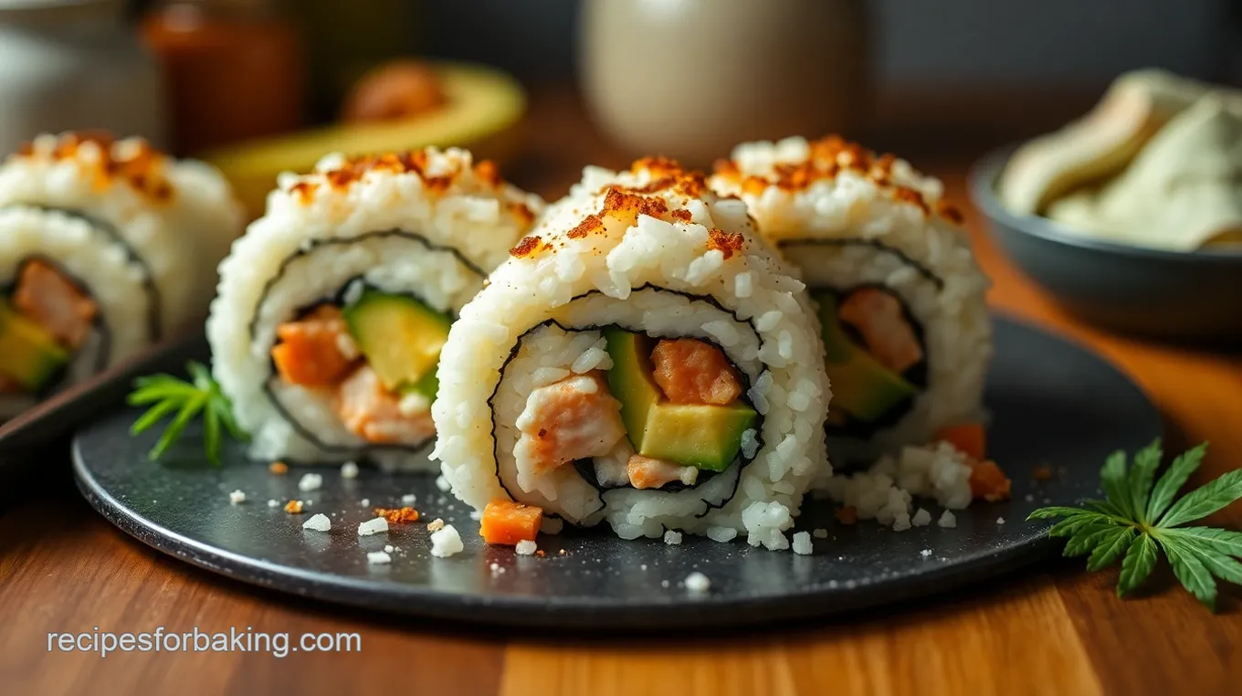 Baked Alaskan Roll