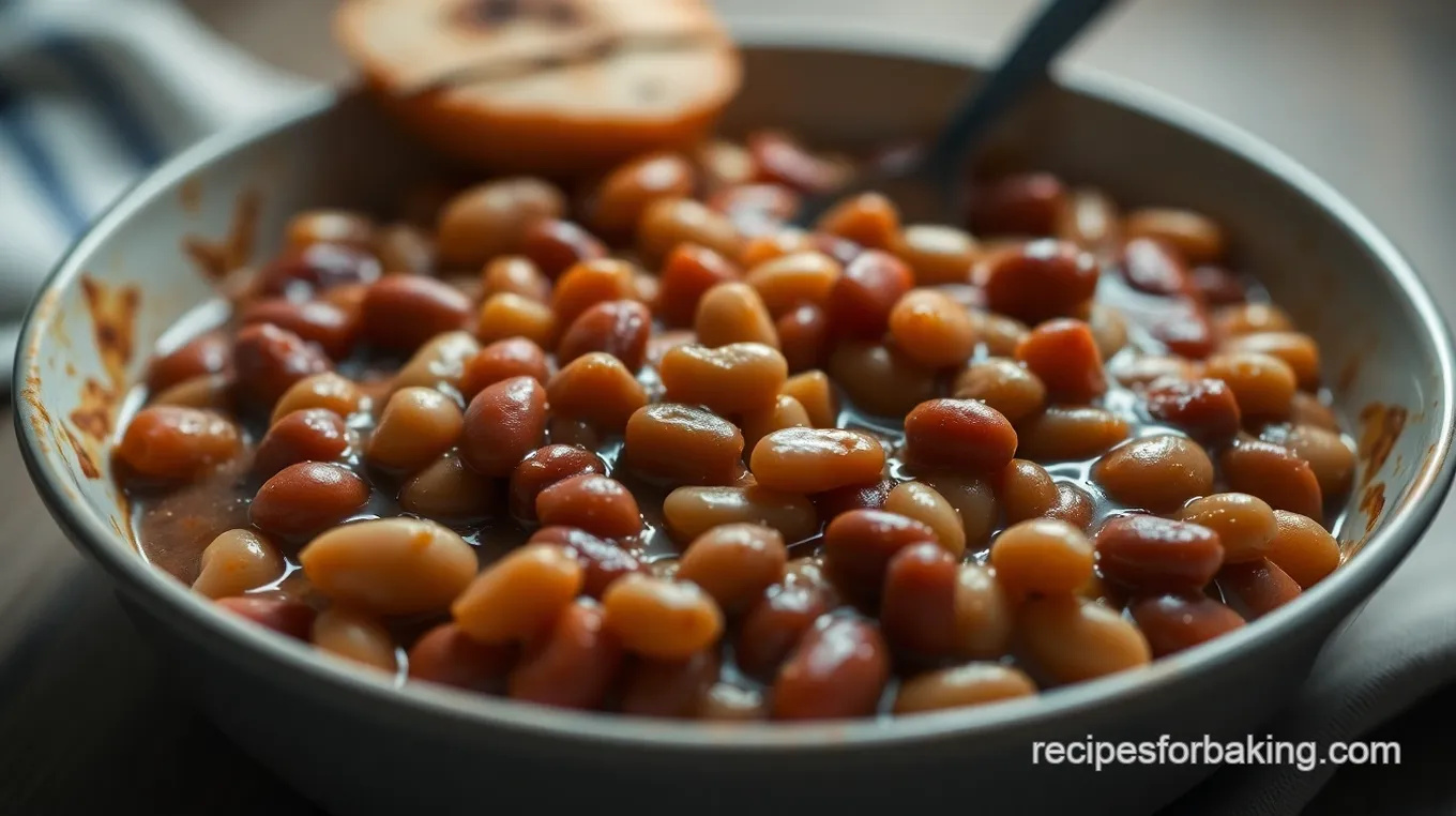 Baked Beans Apple Pie Filling