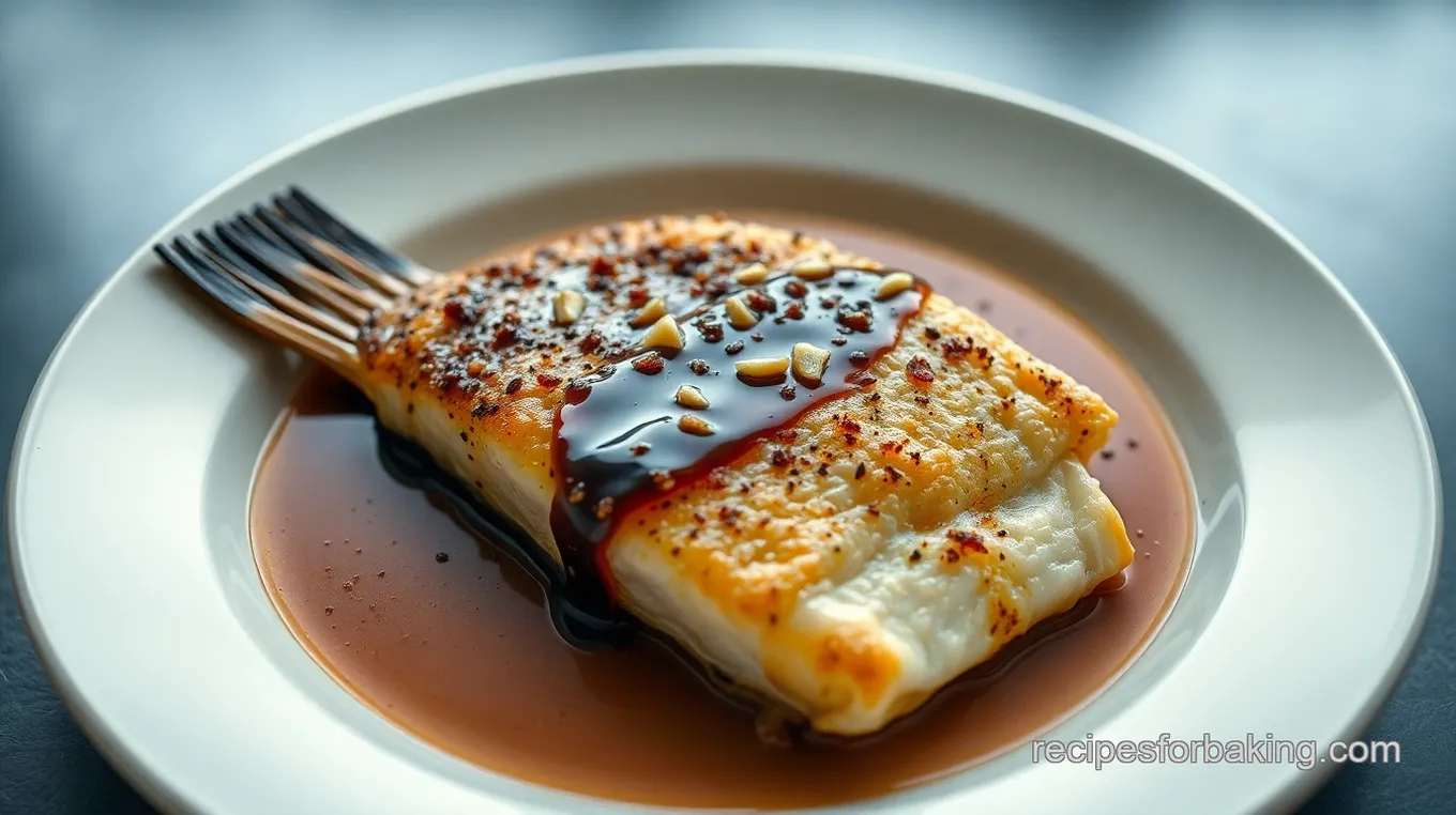 Baked Fish with Ginger and Soy Sauce