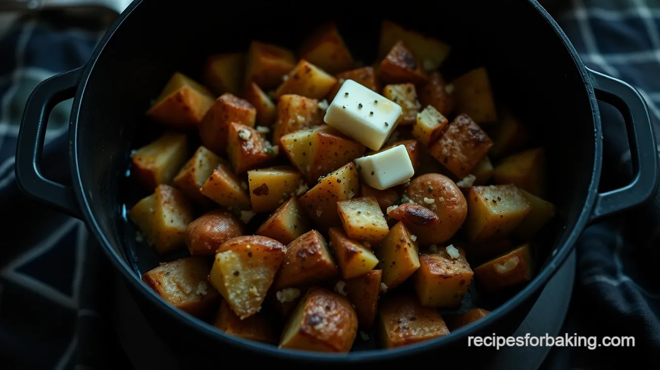 Baked Potatoes in Dutch Oven Camping