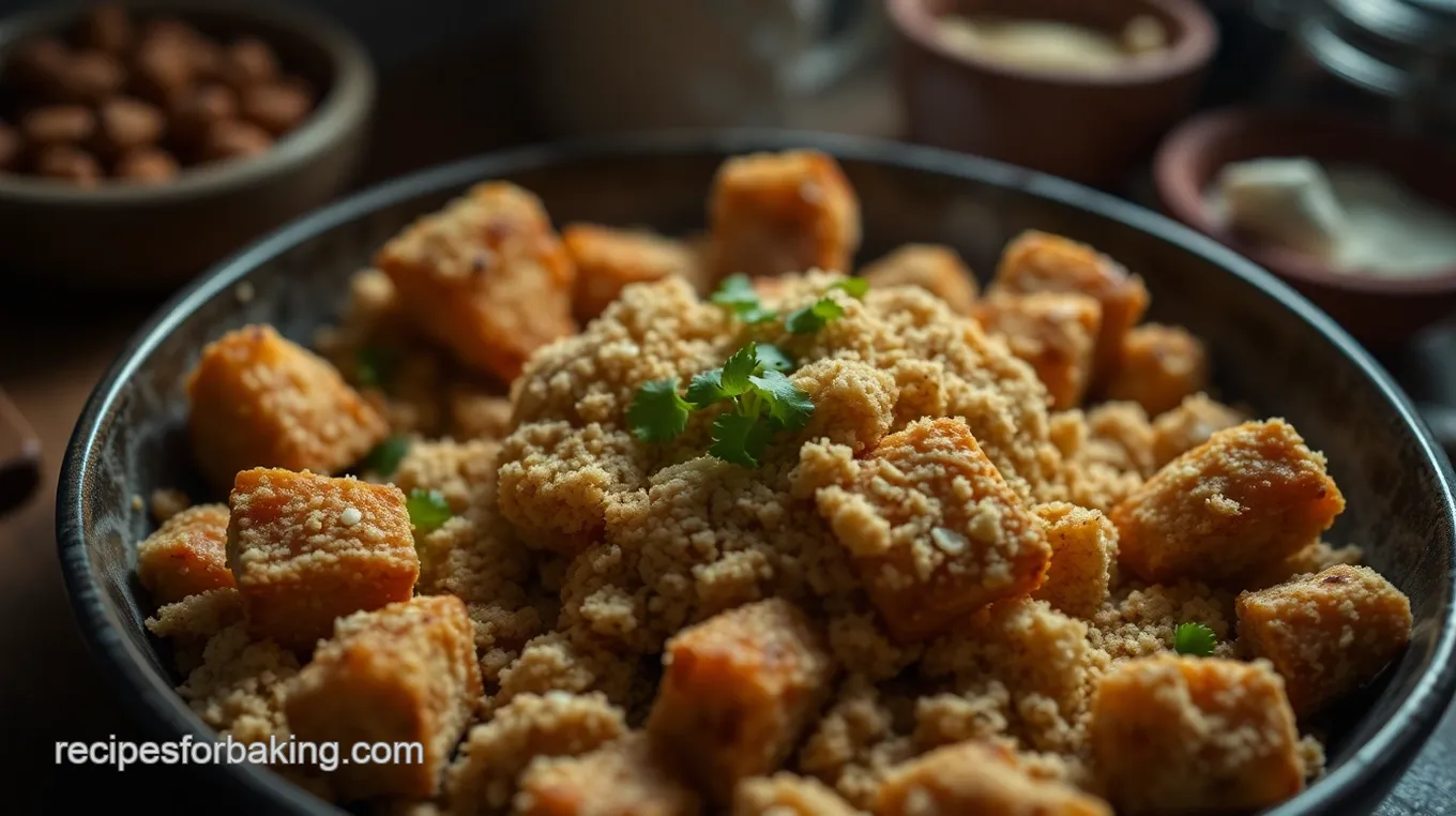 Crispy Tofu Shake and Bake Delight