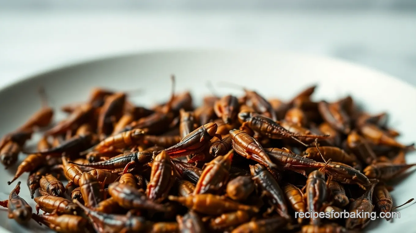 Crunchy Baked Crickets: A Gourmet Snack with a Twist