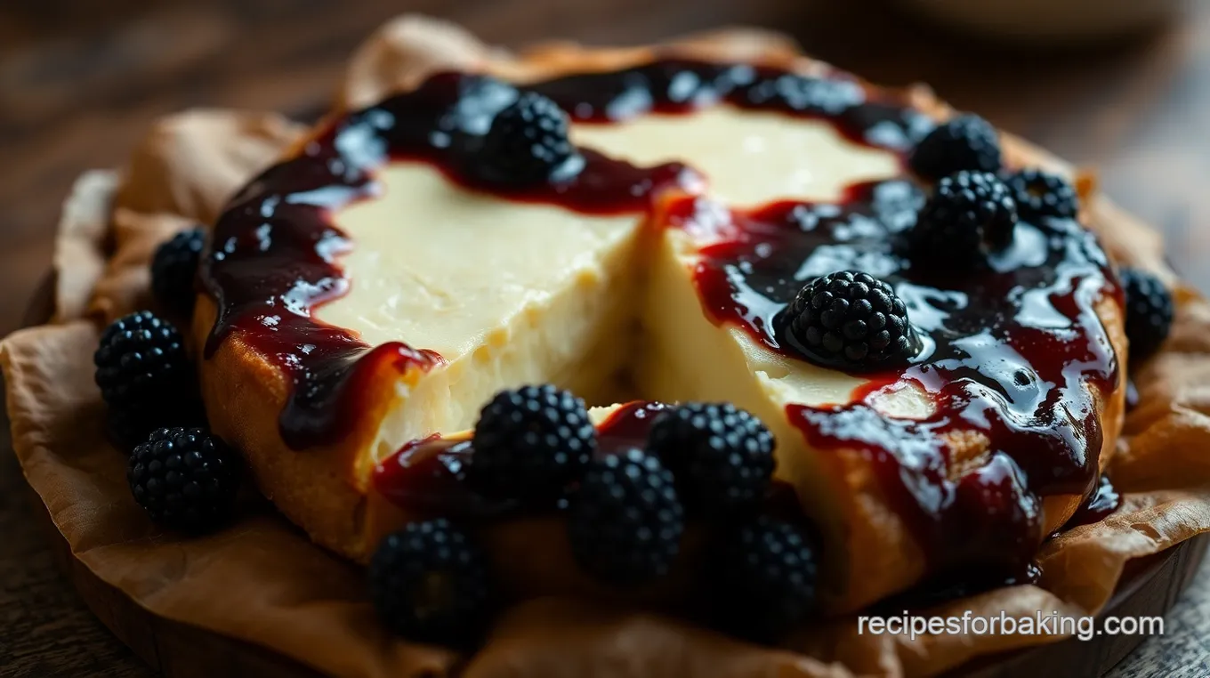 Decadent Baked Brie with Blackberry Jam