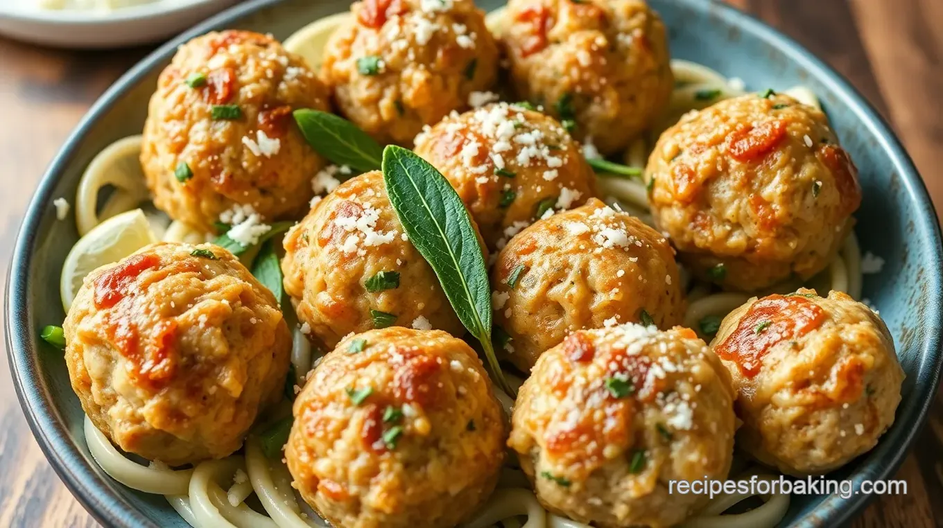 Easy Baked Sage Chicken Meatballs: The Ultimate Comfort Food Recipe!