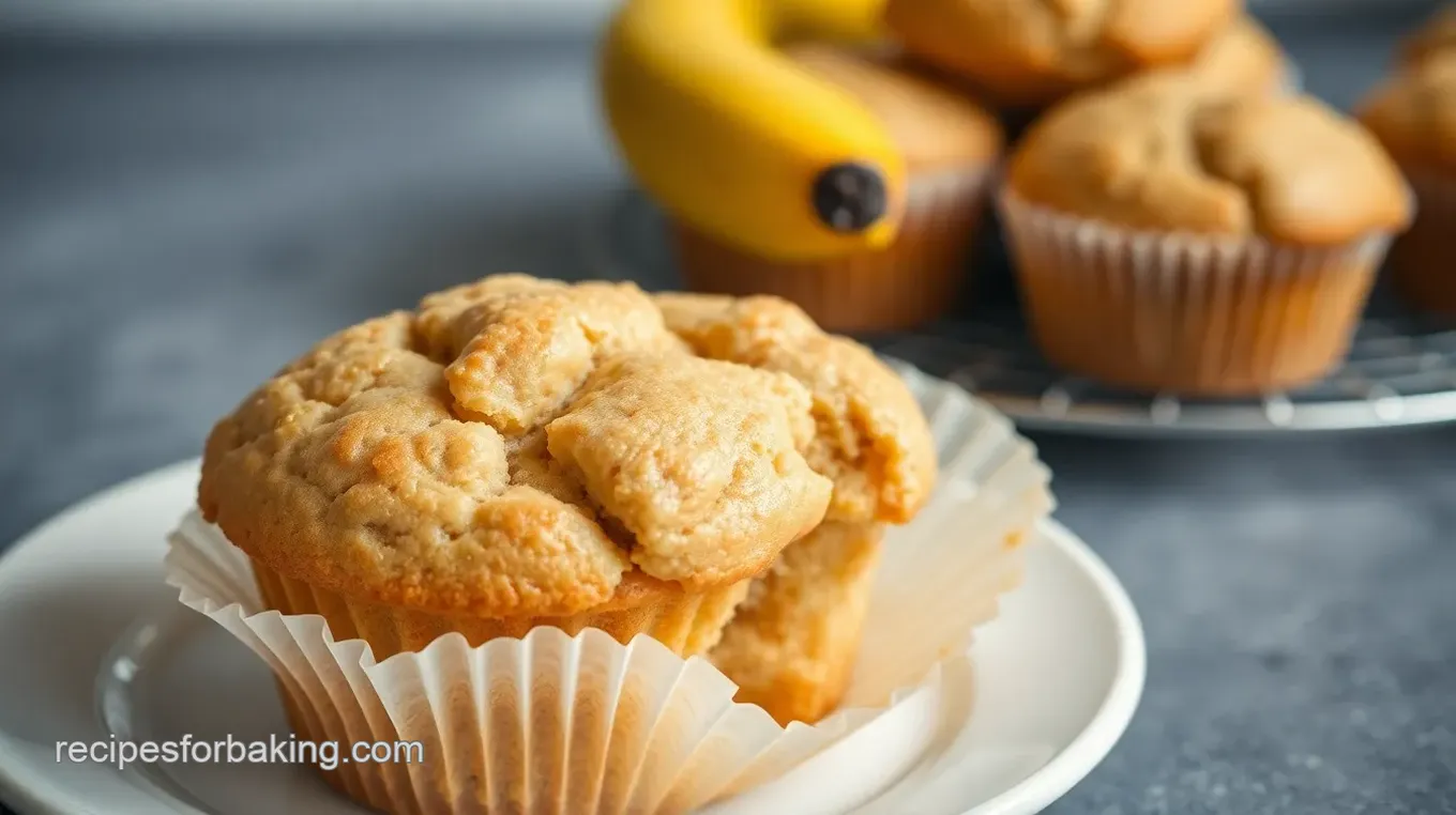 Gluten-Free Banana Muffins with Low FODMAP Flour