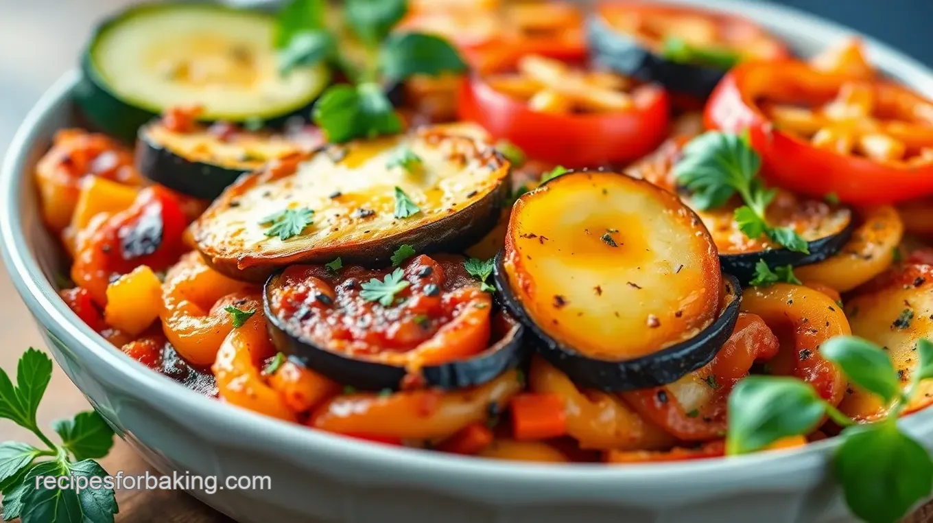 Hearty Layered Veggie Bake