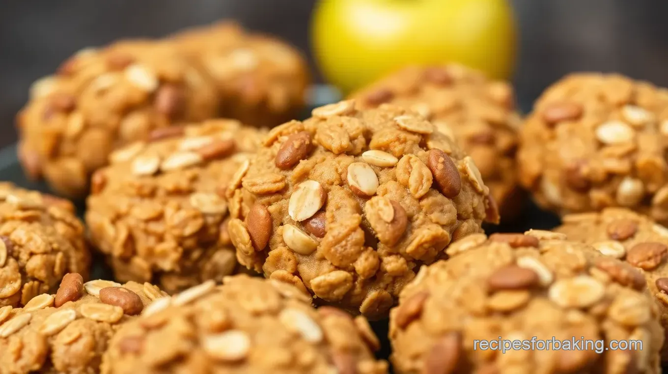 No-Bake Apple Cinnamon Cookies