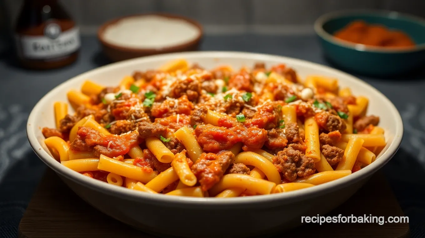 Ronzoni Baked Ziti with Meat