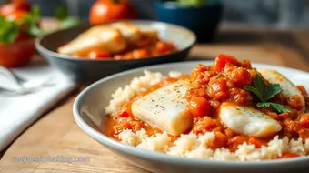 Bake Coconut Fish with Zesty Tomato Sauce