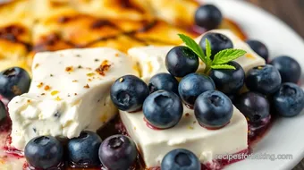 Baked Feta and Blueberries: Irresistibly Creamy Treat