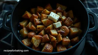 The Secret to Amazing Baked Potatoes in Dutch Oven Camping recipe card