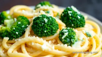 Quick Fettuccine Alfredo with Broccoli Bliss