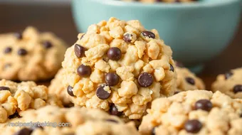 Quick No Bake Cookies with Rice Krispies Delight