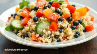 Quick Quinoa Salad with Vibrant Summer Veggies