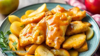 Sautéed Chicken Tenders with Sweet Apple Glaze