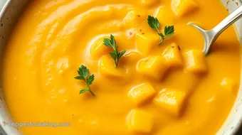 Savoring Creamy Pumpkin Soup in 45 Minutes