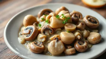 Savoring Langostino Mushroom Gravy Delight