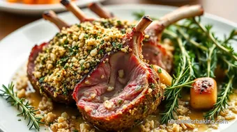 Sear Herb-Crusted Rack of Lamb in 50 Minutes