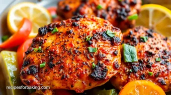 Sizzling Blackened Chicken with Zesty Peppers