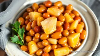 Smoked Apple Pie Baked Beans: Easy & Delicious Fall BBQ Side Dish! recipe card