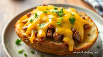 Ultimate cheese steak baked potato: 5 Easy Variations for Comfort Food! recipe card