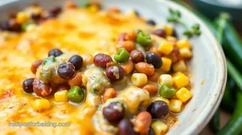 Ultimate cheesy green chili bean bake: 5 Easy Comfort Food Recipes! recipe card