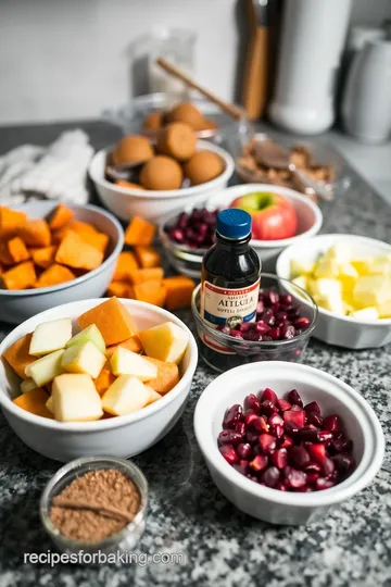 Apple Cranberry Sweet Potato Bake ingredients