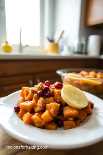 Apple Cranberry Sweet Potato Bake steps