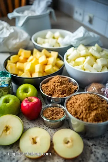 Apple Mallow Yam Bake ingredients