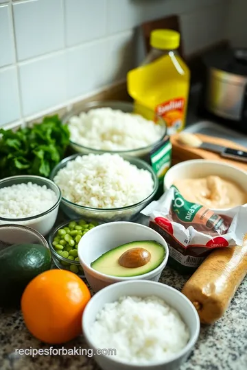 Baked Alaskan Roll ingredients