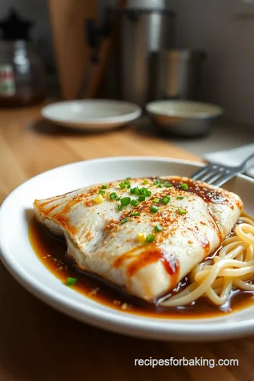 Baked Fish with Ginger and Soy Sauce steps