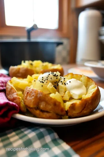 Baked Potatoes in Dutch Oven Camping steps