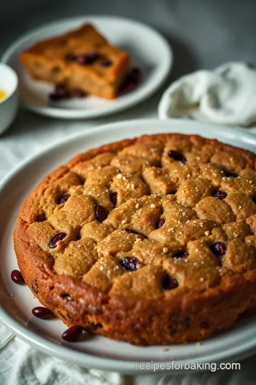 Baked Wheat Cake with Red Bean presentation