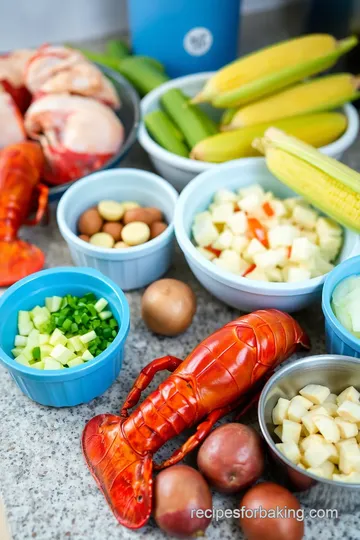 Classic Long Island Lobster Bake ingredients