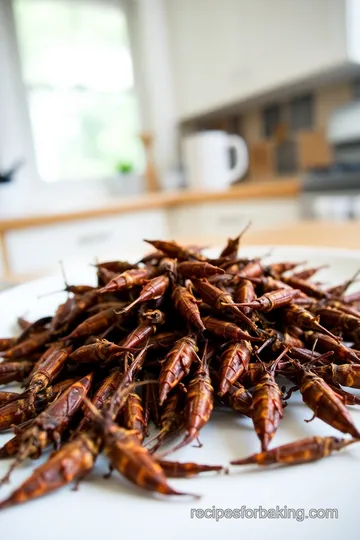 Crunchy Baked Crickets: A Gourmet Snack with a Twist steps