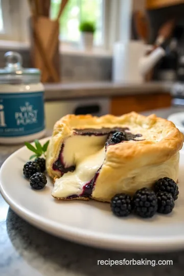 Decadent Baked Brie with Blackberry Jam steps