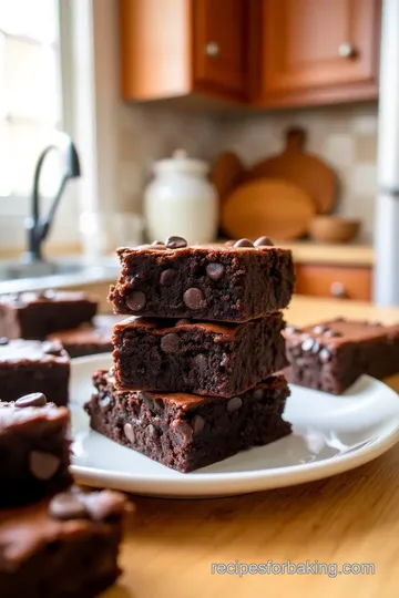 Decadent Double-Baked Chocolate Chip Brownies steps