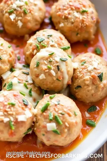 Easy Baked Sage Chicken Meatballs: The Ultimate Comfort Food Recipe! presentation