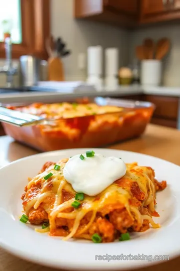 Frozen Burrito Enchilada Bake steps