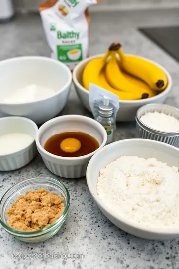 Gluten-Free Banana Muffins with Low FODMAP Flour ingredients