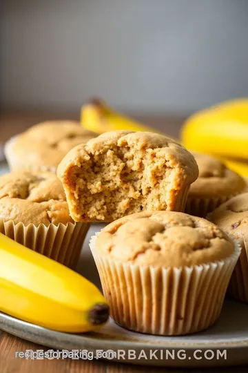 Gluten-Free Banana Muffins with Low FODMAP Flour presentation