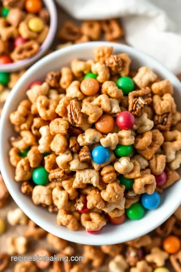 Harvest Spice No-Bake Chex Mix presentation