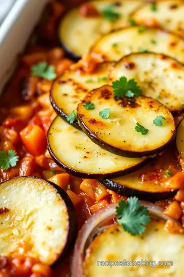 Hearty Layered Veggie Bake presentation