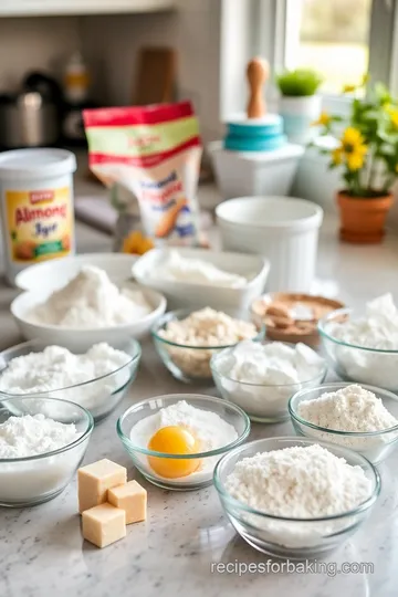 Heavenly Almond Paste Treats ingredients