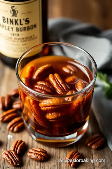 Spicy Pecan Infused Bourbon Recipe presentation