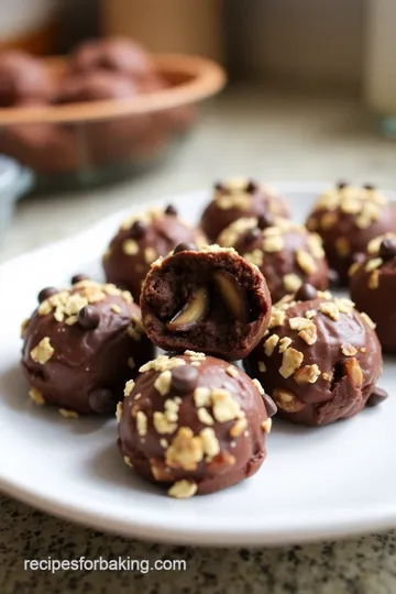 No Bake Cosmic Brownie Bites steps