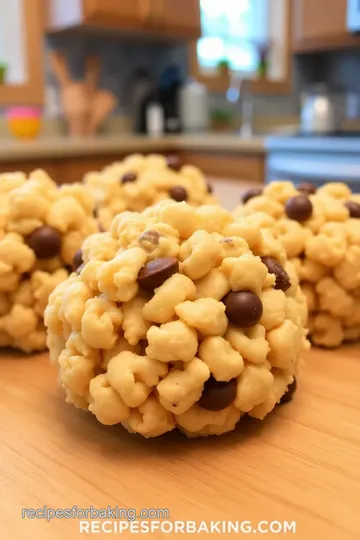 Peanut Butter Rice Krispie No-Bake Cookies steps