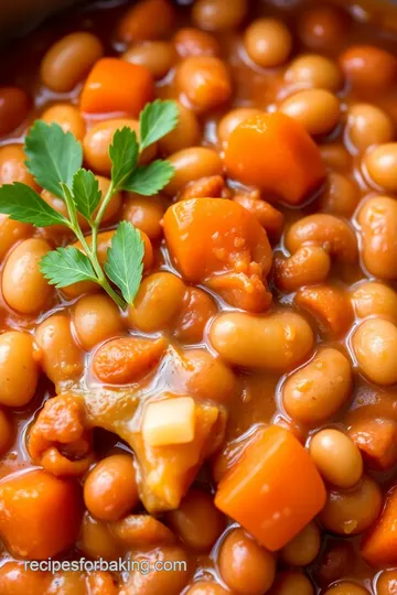 Portuguese Baked Beans (Feijão Assado à Portuguesa) presentation