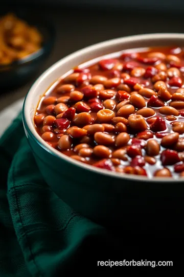 Savory Randall Baked Beans presentation